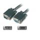Ex-Pro Premium Black SVGA VGA Plug - Socket (P-S) Male to Female Monitor / Projectors / LCD Cable HD15 Pin Cable Lead - 0.5m