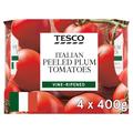 Tesco Peeled Plum Tomatoes 4X400g