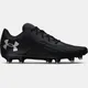 Boys' Under Armour Magnetico Select 3 FG Jr. Football Boots Black / Black / Metallic Silver 5.5