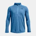 Boys' Under Armour Tech™ 2.0 ½ Zip Photon Blue / Black YXL (63 - 67 in)