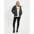 Womens 'PHILLIPA' Puffa Jacket - BLACK - Size 16 / Black