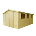 Shire Workspace Workshop - 10ft x 15ft, Brown