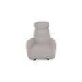 Designer Chair Collection Tokyo Fabric Manual Recliner Swivel Chair - R23 Silver Grey