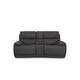 Rocco 2 Seater Fabric Power Rocker Sofa with Cup Holders and Headrests - R16 Charcoal