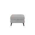 Axel Fabric Storage Footstool - R23 Silver Grey