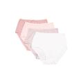 Womens 4 Pack Pink Pastel Full Briefs