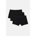 Pack Of 3 Pairs Of Basic Black Boxers