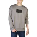 Calvin Klein, Sweatshirts & Hoodies, male, Gray, M, Mens Long Sleeve Sweatshirt