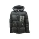 John Richmond, Jackets, male, Black, M, Black Nylon Jacket with Quilted Texture and Logo Details