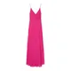 Patrizia Pepe, Dresses, female, Pink, 4Xs, Flowing Maxi Dress with Bustier Top