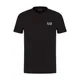 Emporio Armani Ea7, Tops, male, Black, L, Comfortable and Soft Cotton T-Shirt with EA7 Logo