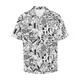 PS By Paul Smith, Shirts, male, White, XL, White Organic Cotton Doodle Print Shirt