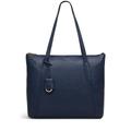 Radley London Women's Leather Wood Street 2.0 Large Zip-Top Tote Bag - Navy Large