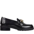 Tommy Hilfiger, Shoes, female, Black, 3 UK, Black Chain Loafers for Women