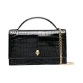 Alexander McQueen, Bags, female, Black, ONE Size, Black Medium Skull Shoulder Bag