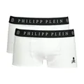 Philipp Plein, Underwear, male, White, 2Xl, Stylish Elasticized Boxer Pack (2 Pieces)