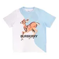 Burberry, Kids, female, Multicolor, 10 Y, Kids Blue Regular Fit Cotton T-Shirt