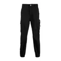 Versace, Trousers, male, Black, M, Slim-cut trousers