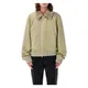 Burberry, Jackets, male, Beige, L, Cotton Shearling Bomber Jacket