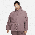 Nike Sportswear Everything Wovens Women's Oversized Hooded Jacket - Purple - Nylon