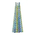 Emilio Pucci, Dresses, female, Multicolor, XS, Mesh maxi dress