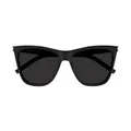 Saint Laurent, Accessories, female, Black, 58 MM, Black Women`s Sunglasses - Upgrade Your Style