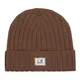 C.p. Company, Accessories, male, Brown, ONE Size, Stylish Rib Knit Beanie