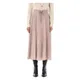 Ralph Lauren, Skirts, female, Pink, XS, Mauve Suede Midi Skirt