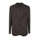 Ermenegildo Zegna, Jackets, male, Brown, L, Wool AND Silk Blend Jacket