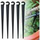 100 Pcs pe Garden Hose Holder Ground Stake Hose Holder 7mm Water Hose Hanger Drip Stake Hook for Hose Irrigation Garden - Rhafayre