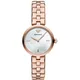 Emporio Armani, Accessories, unisex, Yellow, ONE Size, Luxury Quartz Watch with Rose Gold Stainless Steel Strap