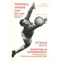 Stoke City v Sheffield Wednesday official programme 15/11/1967 Football League
