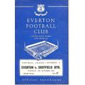 Everton v Sheffield United official programme 15/10/1963