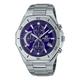 Men's CASIO EDIFICE CASIO 100m Waterproof Shockproof Blue Dial Stainless Steel Strap Watch Analog Mens