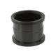 Brett Martin Soil Pipe Push Fit Double Socket Pipe Connector 110mm - Black uPVC BS406B