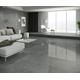 Roma Grey Marble Effect Polished Porcelain Wall & Floor Tile - 600mm x 600mm Total Tiles 8433019241706