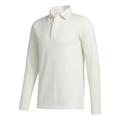 adidas Golf Sports Fleece Long Sleeves polo White