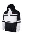 Nike Men's Jacket Hooded Sportswear Polyester 'Black White'