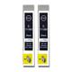 2 Black Ink Cartridges to replace Epson T0711 Compatible/non-OEM from Go Inks