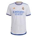 adidas real Madrid 21-22 Season Player Edition Home Alphabet Logo Stripe Sports Short Sleeve Soccer/Football White