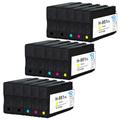 Go Inks 3 Compatible Sets of 4 + Extra Black HP 950 & 951 (HP 950XL & 951XL) Printer Ink Cartridges Black/Cyan/Magenta