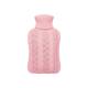 2L Hot Water Bottle With Knitted Cover - Pink | Wowcher