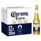 Corona Extra Premium Lager Beer Bottles, 12 x 330ml