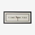 Time For Tea - Wall Clock by Vintage Playing Cards