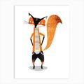 Mr Fox Art Print by Sugar Snap Studio
