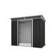 Yardmaster 8Ft X 5Ft Toplight Pent Roof Metal Shed