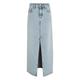 Calvin Klein Jeans Girls Powder Blue Denim Maxi Skirt - Powder Blue, Light Blue, Size Age: 8 Years, Women