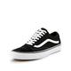 Vans Unisex Old Skool Trainers - Black/White, Black/White, Size 9, Men