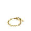 Pilgrim Charm Curb Chain Bracelet Gold-Plated