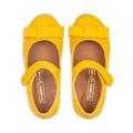Yellow Toddler Shoes Girls Mary Jane Party Girl Leather Flower Janes